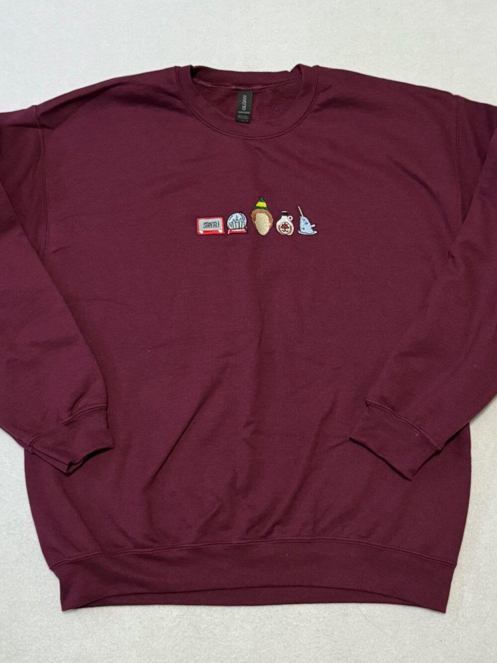 ELF Embroidered Christmas Sweatshirt